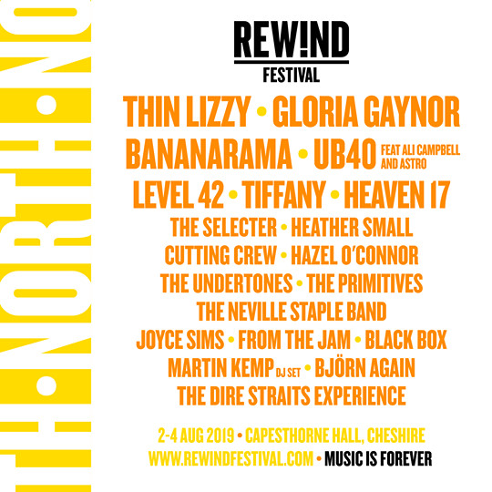 Rewind North Lineup