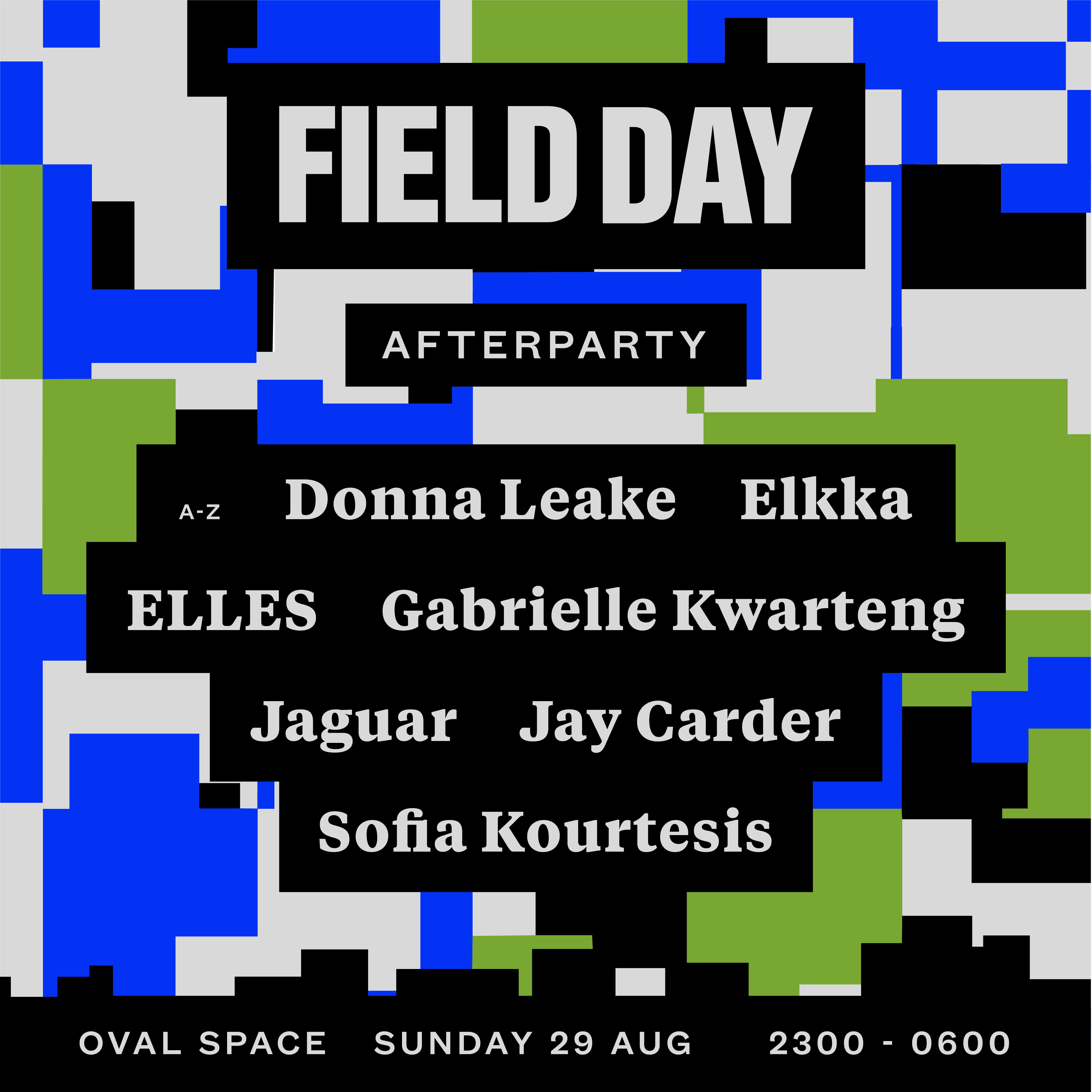 Field Day Afterparty Lineup