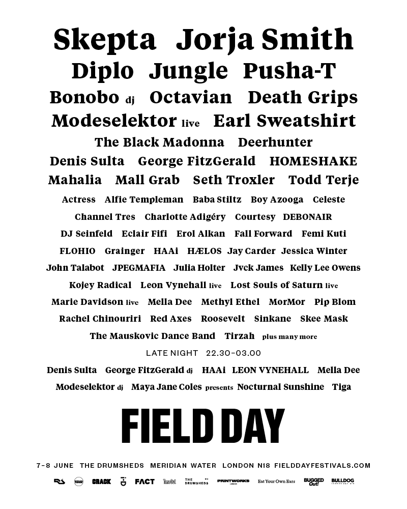 Field Day Lineup