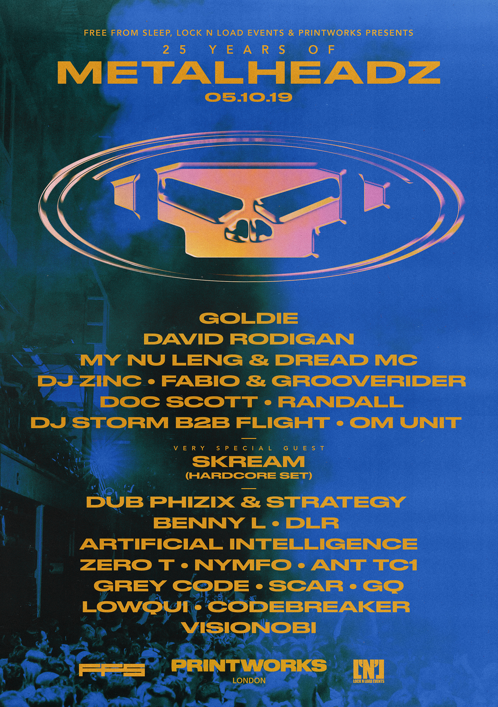 25 Years of Metalheadz Lineup