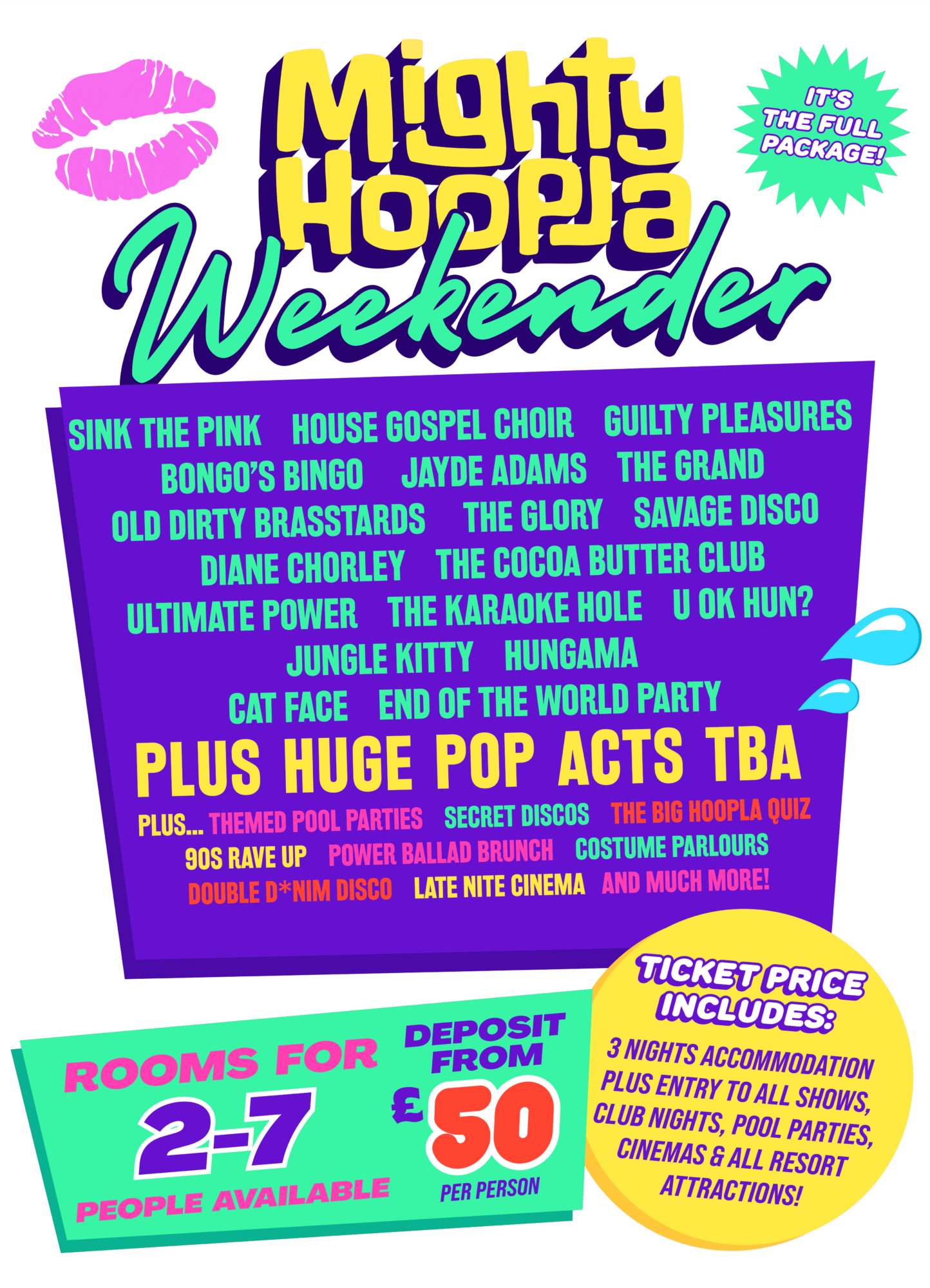 Mighty Hoopla Weekender Lineup